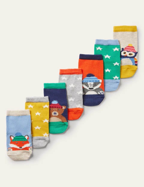 Sock Box 7 Pack - Furry Animals Sock Box 7 Pack - Furry Animals