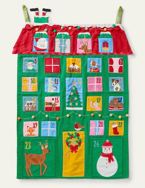 Heirloom Advent Calendar - Green Christmas Heirloom Advent Calendar - Green Christmas
