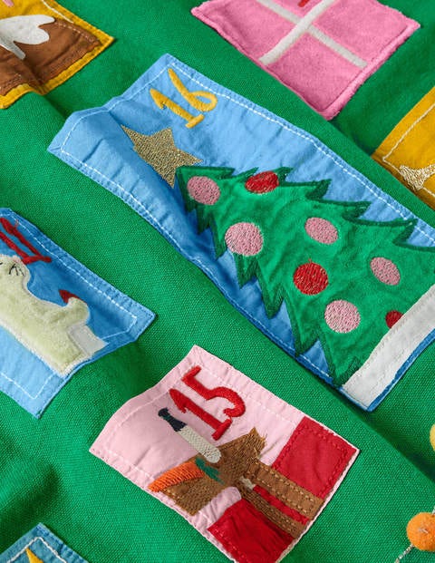 Heirloom Advent Calendar - Green Christmas Heirloom Advent Calendar - Green Christmas