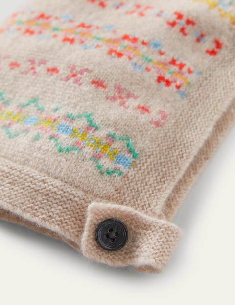 Cashmere Fair Isle Bonnet - Multi Cashmere Fair Isle Bonnet - Multi