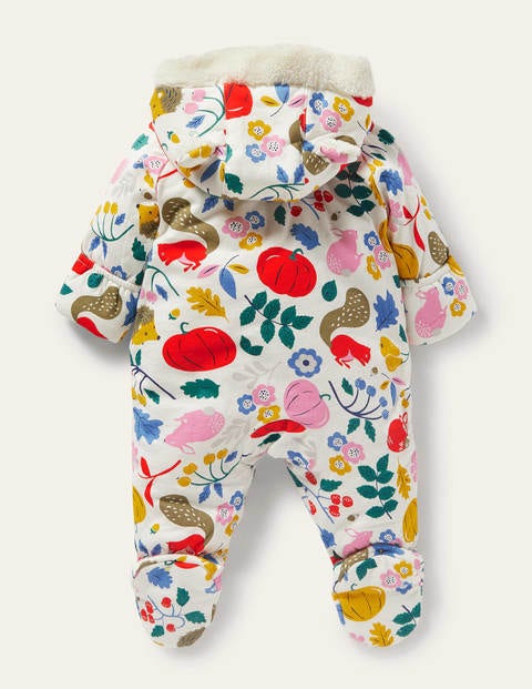 Harvest Cosy Pram Suit - Ivory Forest Friends Harvest Cosy Pram Suit - Ivory Forest Friends
