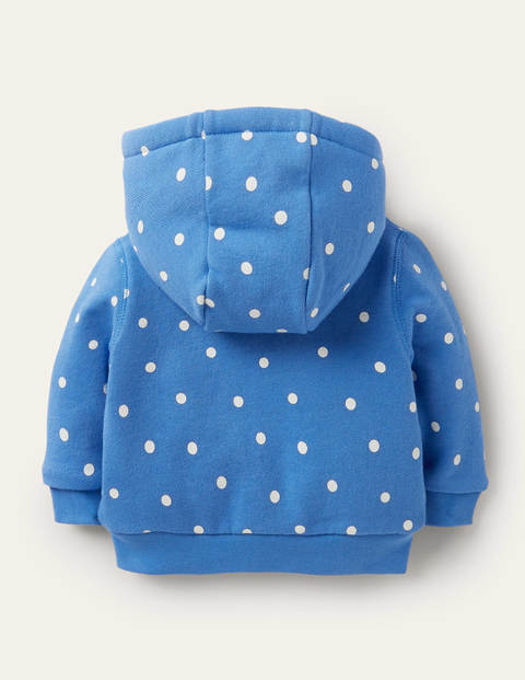 Shaggy-lined Hoodie - Elizabethan Blue Bunny Scene Shaggy-lined Hoodie - Elizabethan Blue Bunny Scene