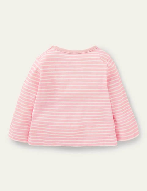 Appliqué T-shirt - Boto Pink/Ivory Bunnies