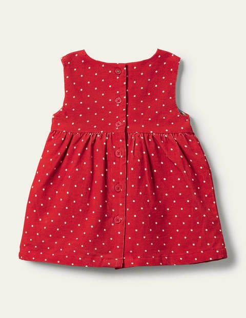 Cord Appliqué Pinnie - Rockabilly Red Deer Cord Appliqué Pinnie - Rockabilly Red Deer