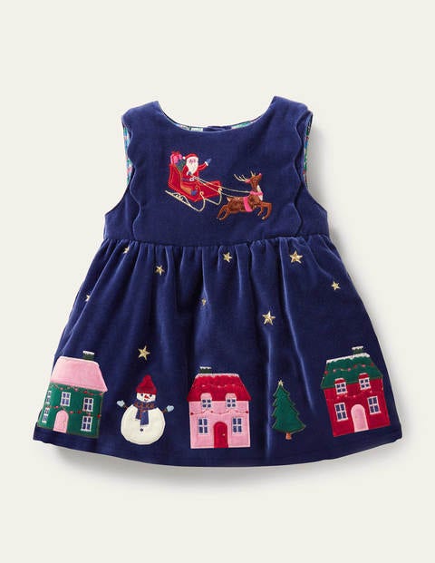 Velvet Scene Pinnie - Starboard Blue Scene Velvet Scene Pinnie - Starboard Blue Scene