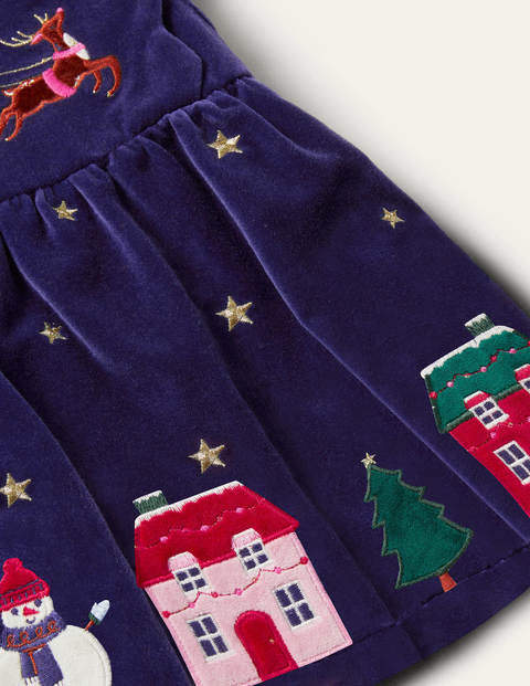 Velvet Scene Pinnie - Starboard Blue Scene Velvet Scene Pinnie - Starboard Blue Scene