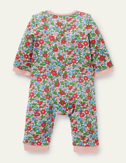 Novelty Christmas Romper - Ivory Vintage Bloom Animals Novelty Christmas Romper - Ivory Vintage Bloom Animals