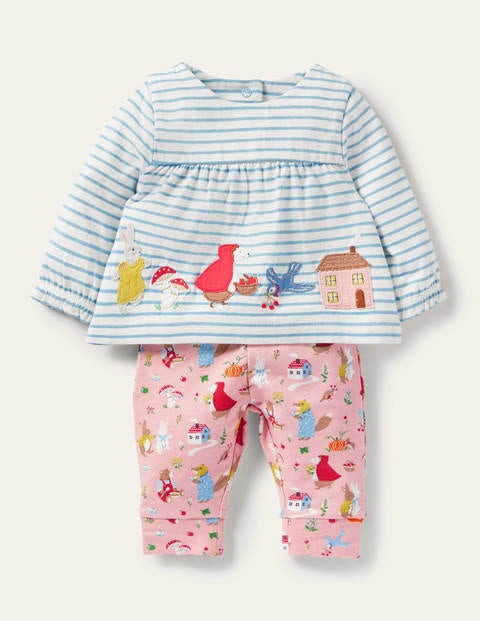 Jersey Appliqué Play Set - Boto Pink Bedtime Stories Jersey Appliqué Play Set - Boto Pink Bedtime Stories