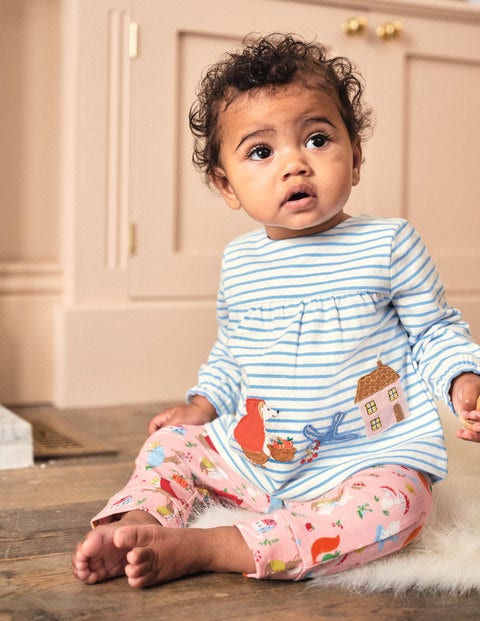Jersey Appliqué Play Set - Boto Pink Bedtime Stories Jersey Appliqué Play Set - Boto Pink Bedtime Stories