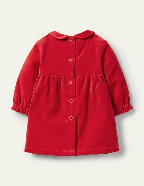 Velvet Smocked Dress - Rockabilly Red Velvet Smocked Dress - Rockabilly Red