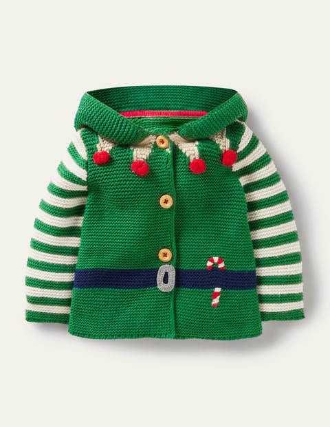 Hooded Christmas Jacket - Highland Green Elf Hooded Christmas Jacket - Highland Green Elf