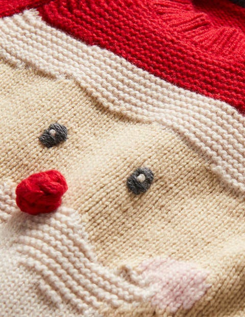 Fröhlicher weihnachtlicher Pullover - Peperonirot, Weihnachtsmann Fröhlicher weihnachtlicher Pullover - Peperonirot, Weihnachtsmann