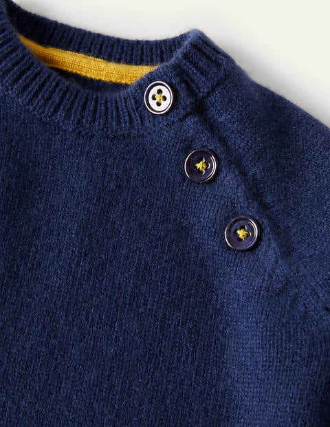 Kaschmirpullover - Dunkelblau Kaschmirpullover - Dunkelblau