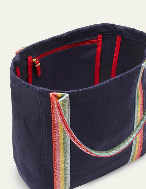 Olivia Leinen-Shopper - Navy Olivia Leinen-Shopper - Navy