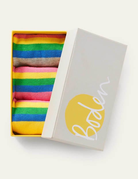 Knöchelsocken im 3er-Pack - Bunt, Gestreift Knöchelsocken im 3er-Pack - Bunt, Gestreift