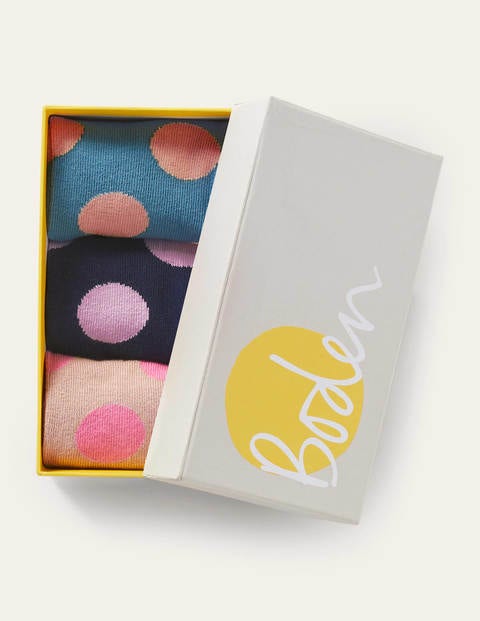 Three Pack Crew Socks - Spot Three Pack Crew Socks - Spot