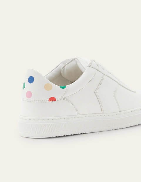 Helen Chevron Sneakers - White/Multi Spot Helen Chevron Sneakers - White/Multi Spot