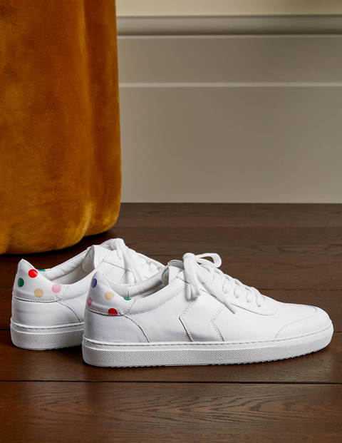Helen Chevron Sneakers - White/Multi Spot Helen Chevron Sneakers - White/Multi Spot