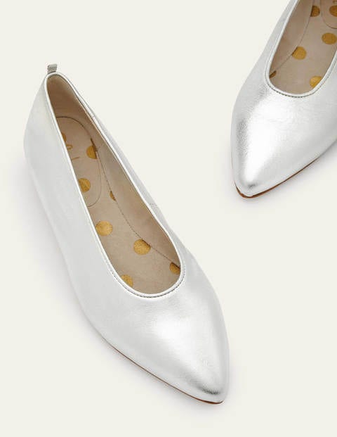 Catriona Ballerinas - Silver Metallic Catriona Ballerinas - Silver Metallic