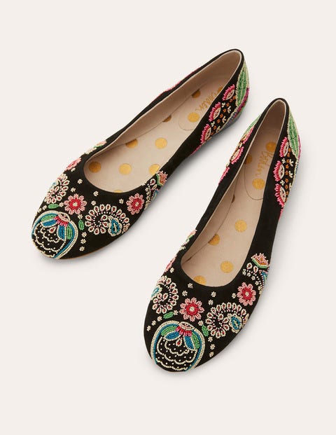 Ballerines ornementées - Noir multi Ballerines ornementées - Noir multi