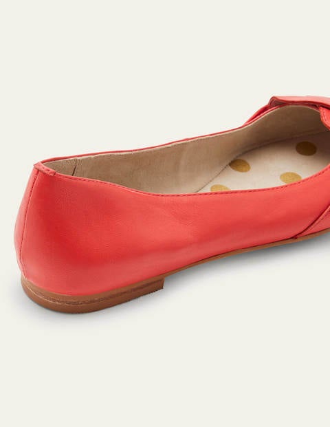 Woven Toe Ballerinas - Cherry Red Woven Toe Ballerinas - Cherry Red