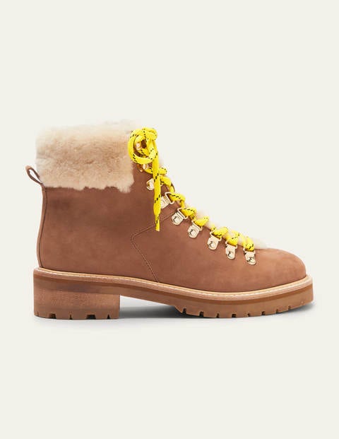 Isadora Hiking Boots - Tan Isadora Hiking Boots - Tan