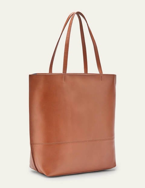 Leder-Shopper - Hellbraun Leder-Shopper - Hellbraun