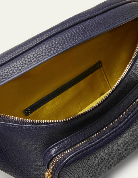 Gürteltasche aus Leder - Navy Gürteltasche aus Leder - Navy