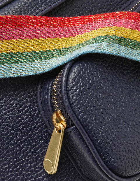 Gürteltasche aus Leder - Navy Gürteltasche aus Leder - Navy
