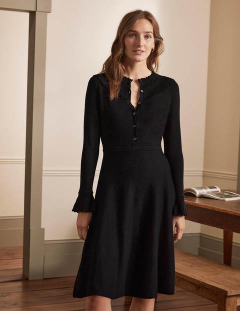 Abercorn Knitted Dress - Black Abercorn Knitted Dress - Black
