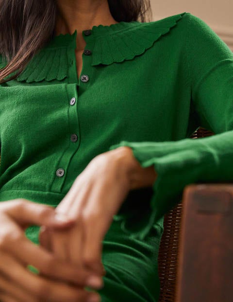 Abercorn Knitted Dress - Conifer Abercorn Knitted Dress - Conifer