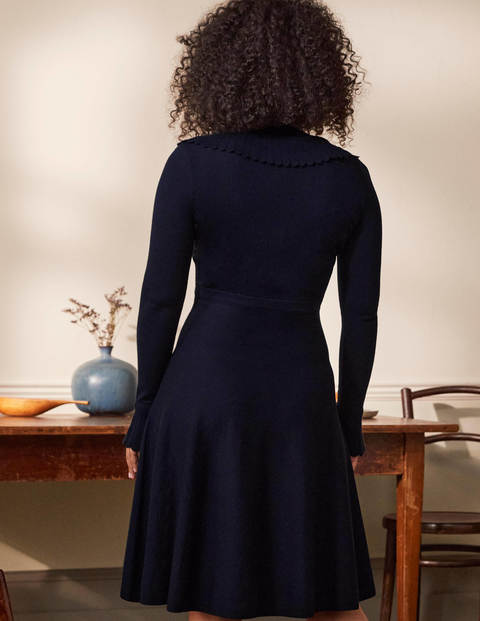 Abercorn Strickkleid - Navy Abercorn Strickkleid - Navy