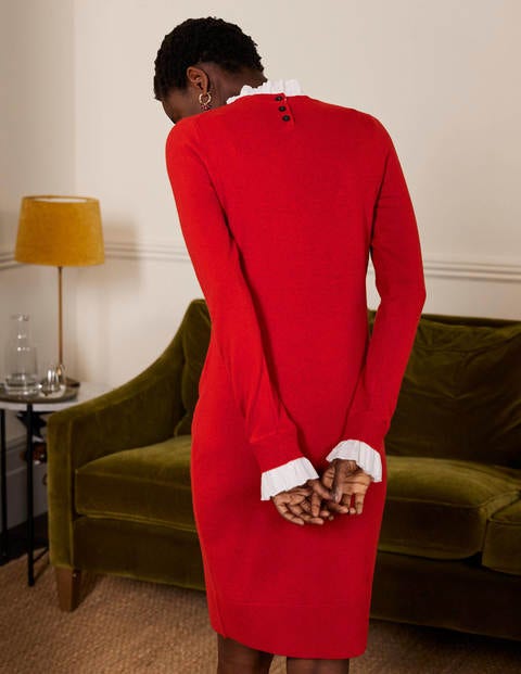 Beatrice Knitted Dress - Blazer Red Beatrice Knitted Dress - Blazer Red