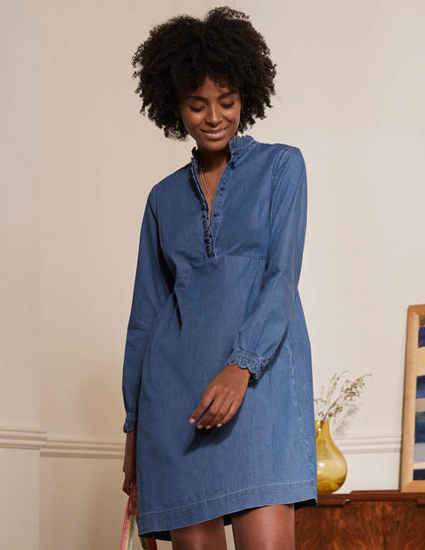 Dolores Etuikleid - Mittleres Vintageblau, Denim Dolores Etuikleid - Mittleres Vintageblau, Denim