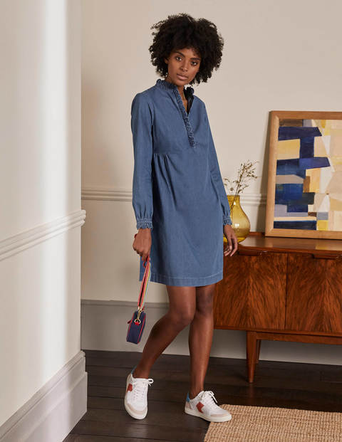 Dolores Etuikleid - Mittleres Vintageblau, Denim Dolores Etuikleid - Mittleres Vintageblau, Denim