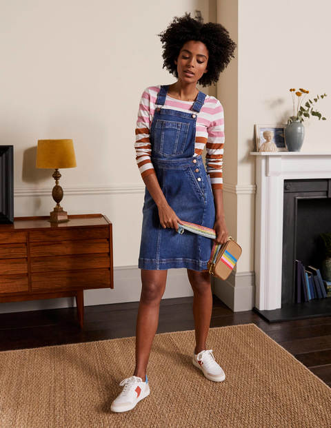Easy Overall Dress - Mid Vintage Denim Easy Overall Dress - Mid Vintage Denim