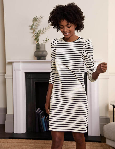 Imogen Breton Dress - Ivory/Navy Imogen Breton Dress - Ivory/Navy
