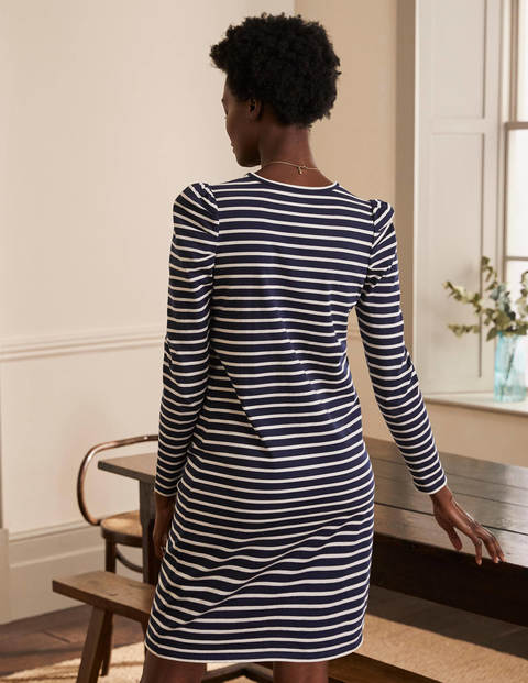 Imogen Breton Dress - Navy/Ivory Imogen Breton Dress - Navy/Ivory