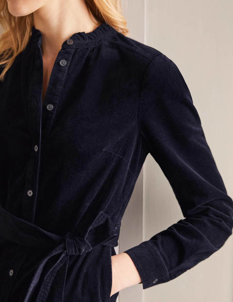 Ellen Tiered Shirt Dress - Navy Ellen Tiered Shirt Dress - Navy