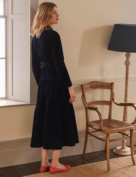 Ellen Tiered Shirt Dress - Navy Ellen Tiered Shirt Dress - Navy