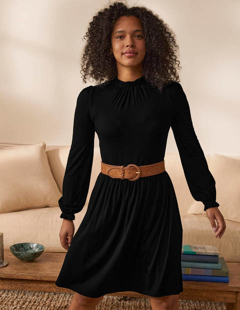 Clara Jerseykleid - Schwarz Clara Jerseykleid - Schwarz