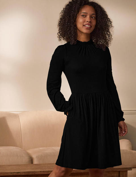 Clara Jerseykleid - Schwarz Clara Jerseykleid - Schwarz