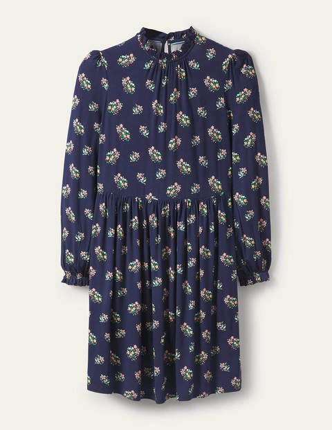 Clara Jersey Dress - Navy, Pretty Bird Clara Jersey Dress - Navy, Pretty Bird