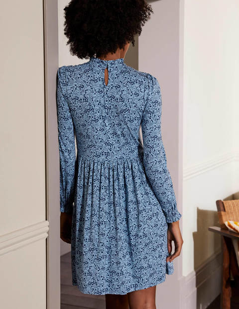 Clara Jerseykleid - Eisblau, Zauberwald Clara Jerseykleid - Eisblau, Zauberwald