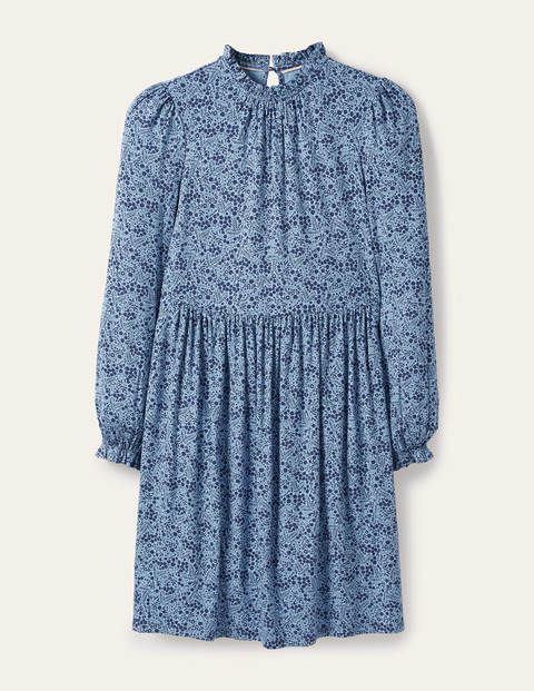 Clara Jerseykleid - Eisblau, Zauberwald Clara Jerseykleid - Eisblau, Zauberwald