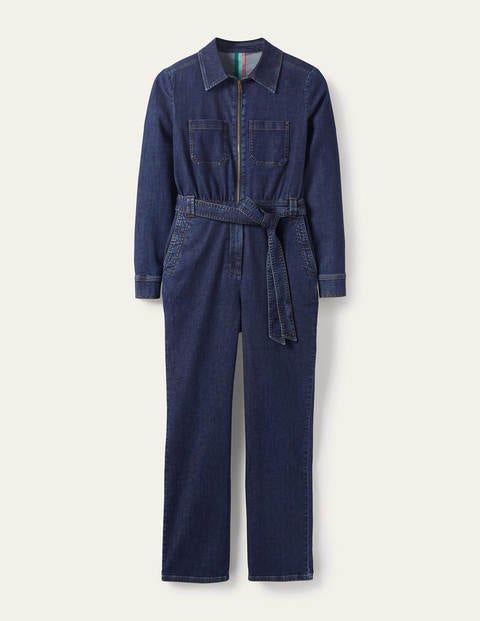 Zip-through Boilersuit - Dark Vintage Zip-through Boilersuit - Dark Vintage