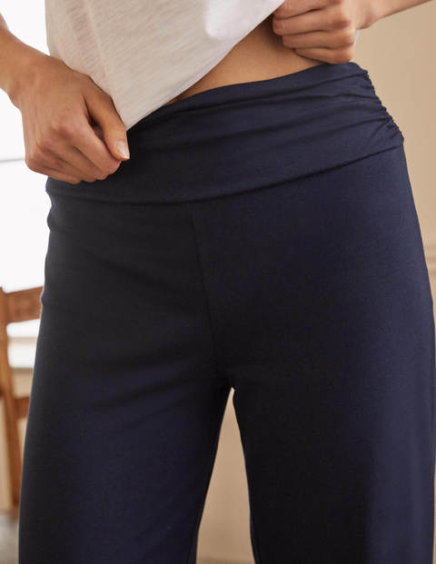 Jerseyhose mit weitem Bein - Navy Jerseyhose mit weitem Bein - Navy