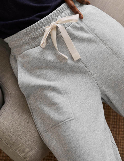 Bas de jogging court Thelma en jersey - Gris chiné Bas de jogging court Thelma en jersey - Gris chiné