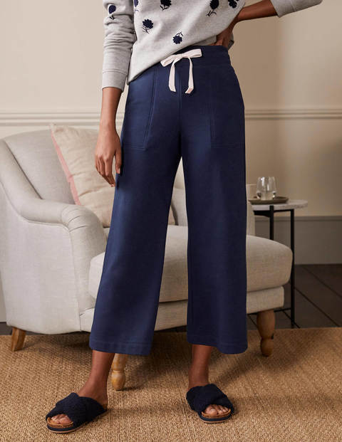 Thelma 7/8-Jogginghose aus Jersey - Navy Thelma 7/8-Jogginghose aus Jersey - Navy