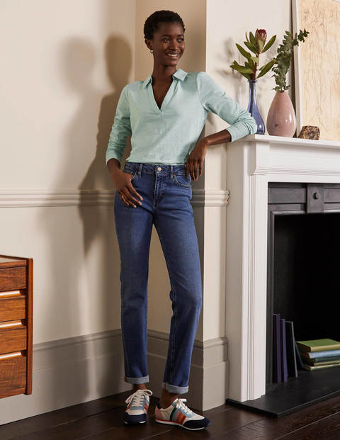 The Cotton Collar Notch Tee - Fresh Water The Cotton Collar Notch Tee - Fresh Water